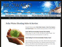 Tablet Screenshot of browardsolar.com